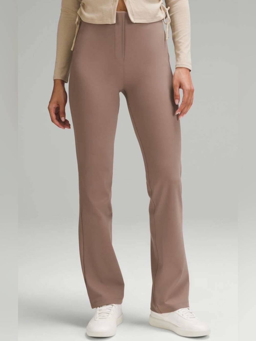 Lululemon Smooth Fit Pull-On High-Rise Pant in "Taupetastic" Size 8